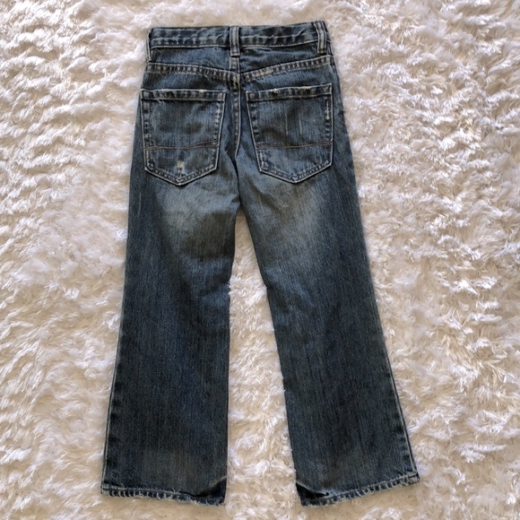 Old Navy Boys Size 6 Slim Boot Cut Jeans Pants 100% Cotton - Picture 3 of 12